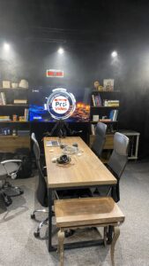 Estúdio para podcast